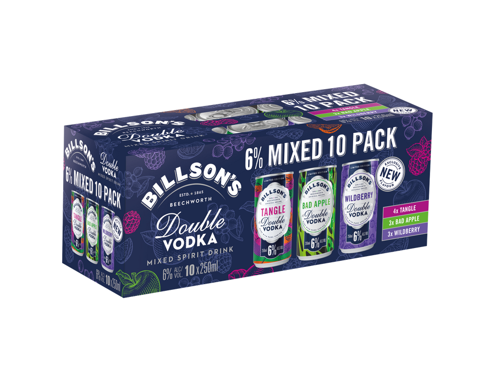 6% Vodka Mixed 10 Pack (Wildberry Exclusive)