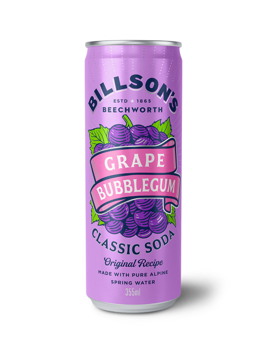 Grape Bubblegum Classic Soda