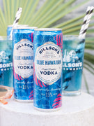 Vodka with Blue Hawaiian