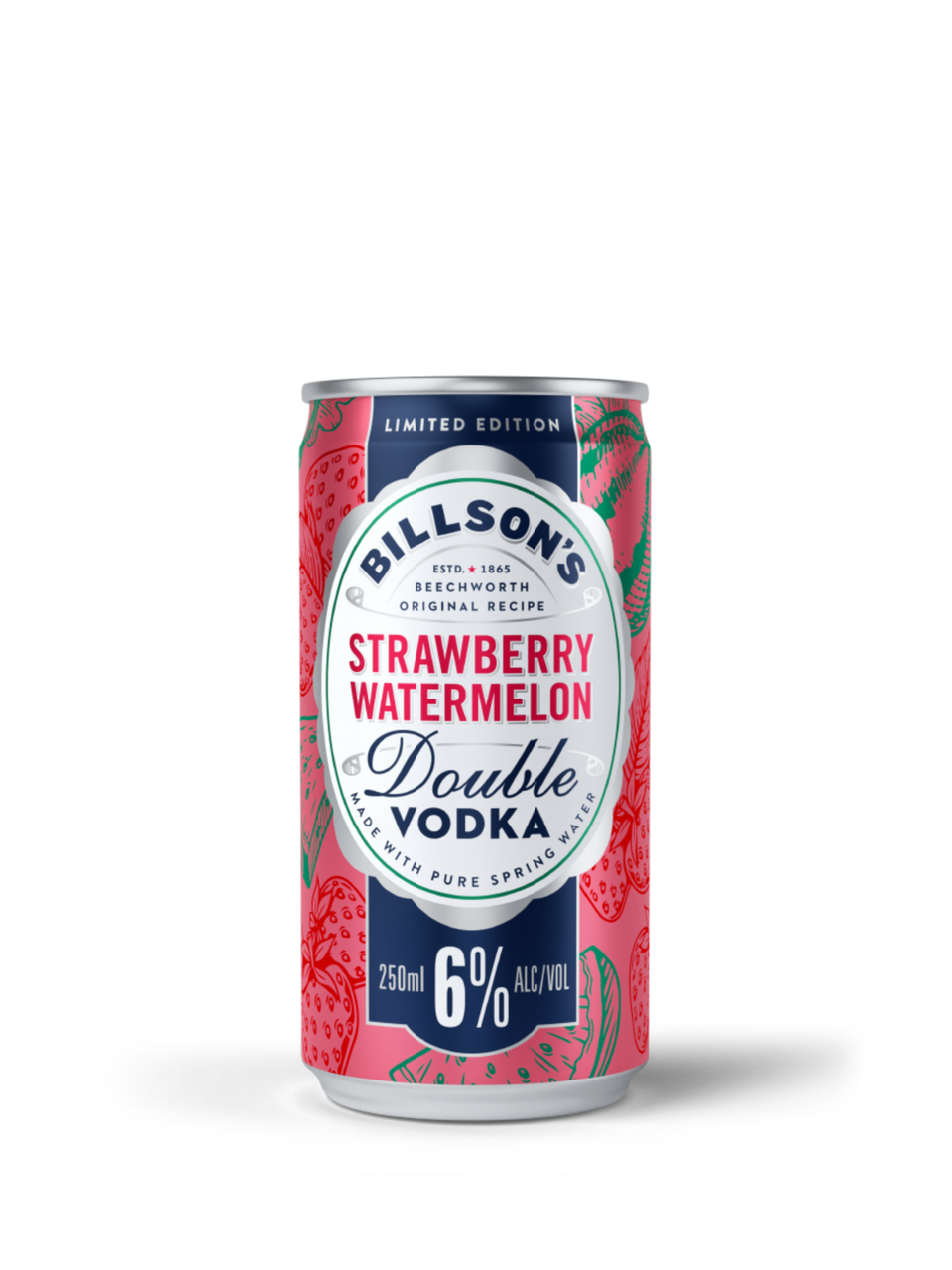 Billson's Double Vodka with Strawberry Watermelon